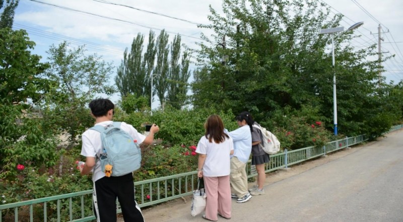 塔里木大學信息工程學院助力英買力村鄉村振興，拍攝宣傳點亮發展新途